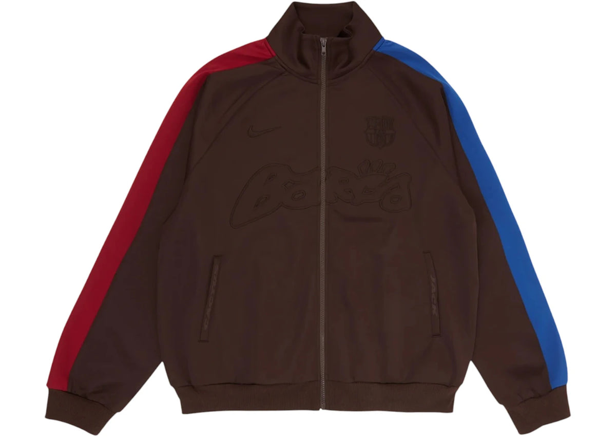 Travis Scott x Nike x FC Barcelona Retro Zip Anthem Jacket Black - vue secondaire A