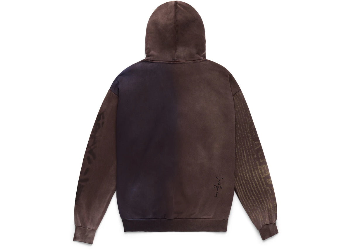 Travis Scott x Nike x FC Barcelona Split-Dye Crest Hoodie Multicolor - vue secondaire A