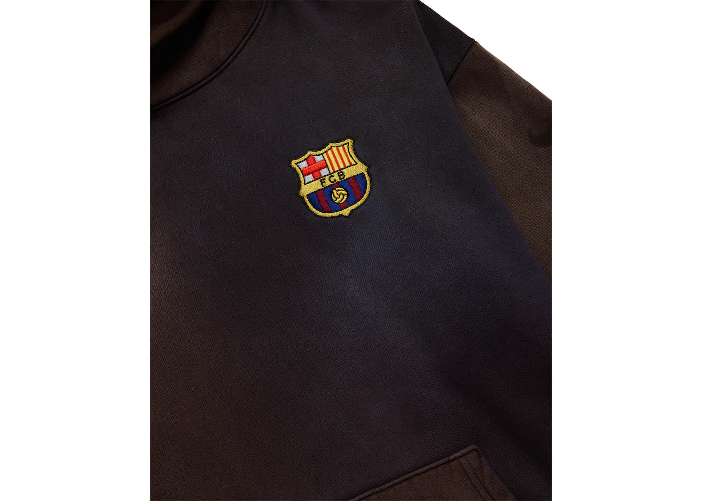 Travis Scott x Nike x FC Barcelona Split-Dye Crest Hoodie Multicolor - vue secondaire B