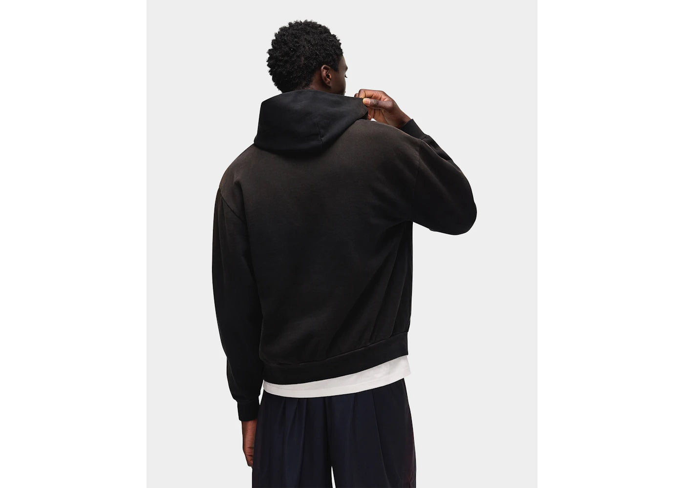 Travis Scott x Nike x FC Barcelona Spray Logo Hoodie Schwarz