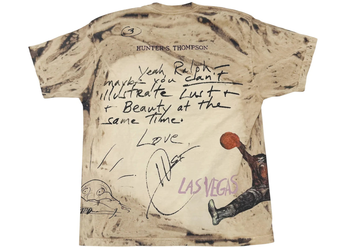 Travis Scott x Ralph Steadman Fear Tee Multicolor - vue secondaire B