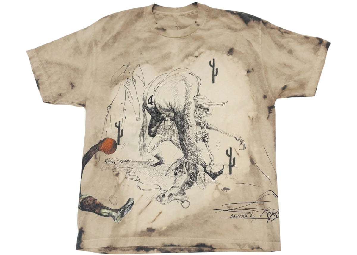 Travis Scott x Ralph Steadman Fear Tee Multicolor - vue secondaire A