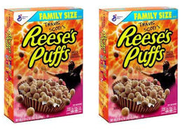 Travis Scott x Reese's Puffs Cereal Family Size 2x Lot (Not Fit For Human Consumption) - authentic Travis Scott product