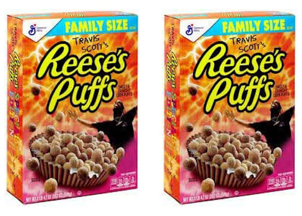 Travis Scott x Reese's Puffs Cereal Family Size 2x Lot (Not Fit For Human Consumption) sneakers - authentic Travis Scott s...