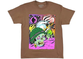 Travis Scott x Sheck Wes Mudboy On Astroworld Tour Tee Brown