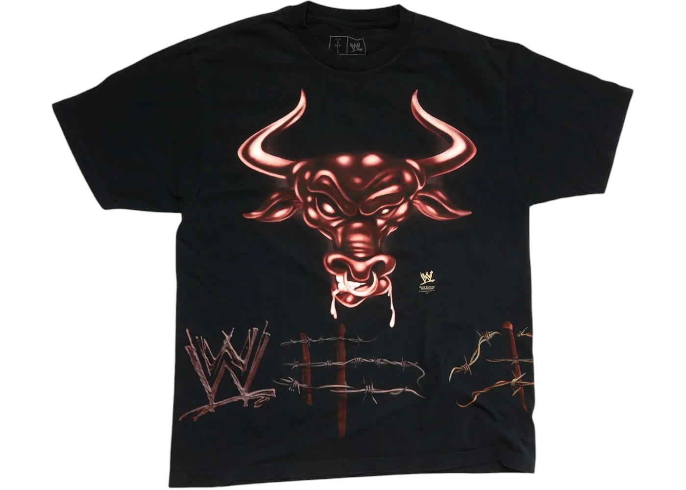 Travis Scott x WWE Know Your Role The Rock Tee Black - vue secondaire A