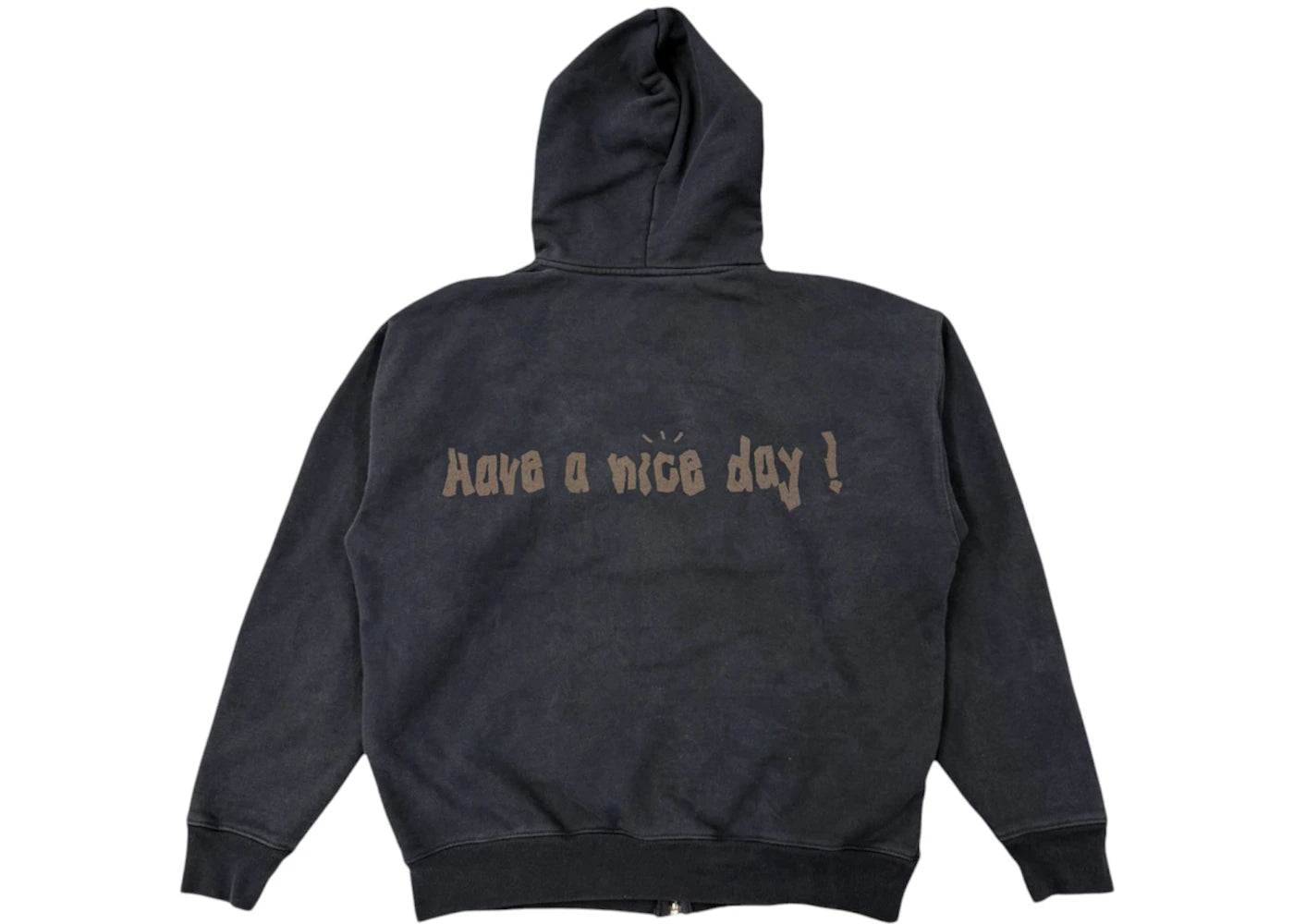 Travis Scott x WWE Mankind Zip Hoodie Black - vue secondaire A