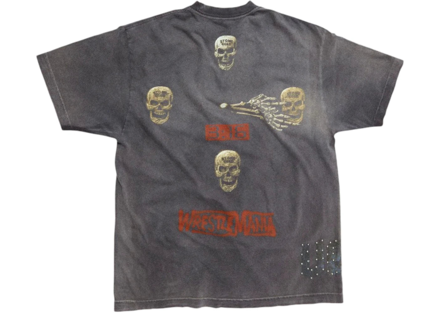 Travis Scott x WWE No Bystanders Stone Cold Steve Austin Tee Black - vue secondaire B