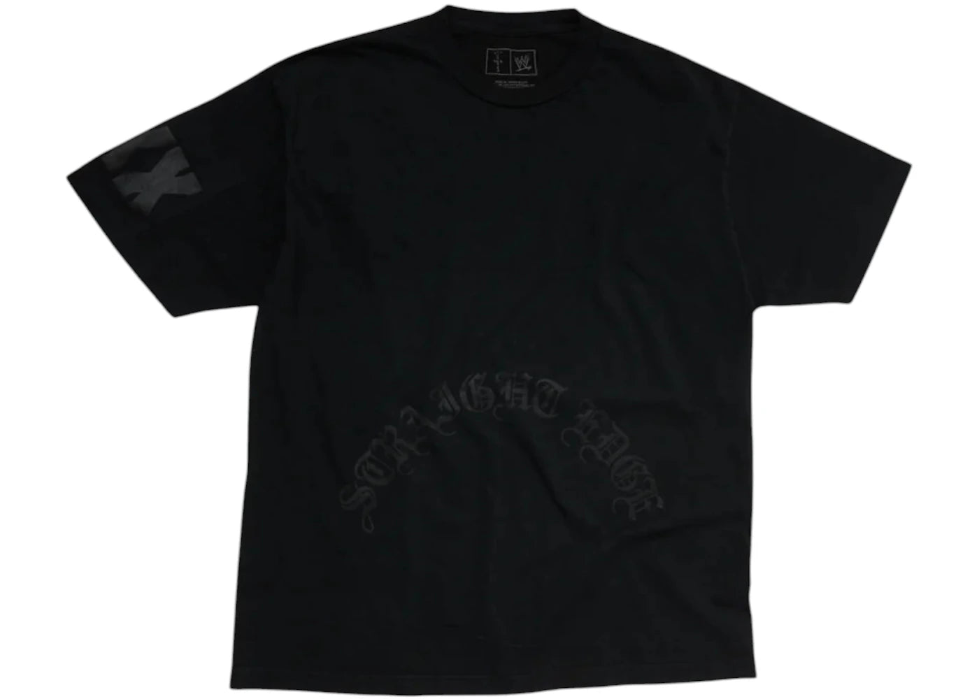 Travis Scott x WWE Straight Edge CM Punk Tee Black - vue secondaire B