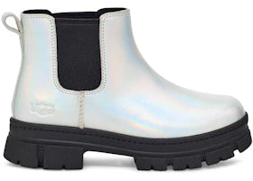 UGG Ashton Chelsea Shine Boot Silver (Kids) - vue 360