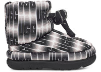 UGG Classic Maxi Wavelength Short Boot Black White (Women's)