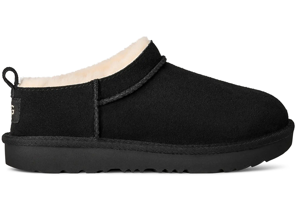 UGG Classic Micro Slipper Black (Kids) - vue secondaire A