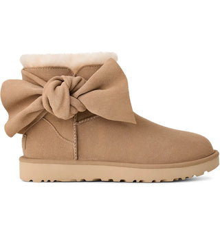 UGG Classic Mini Bow Boot Sand (Women's) - authentic UGG sneakers