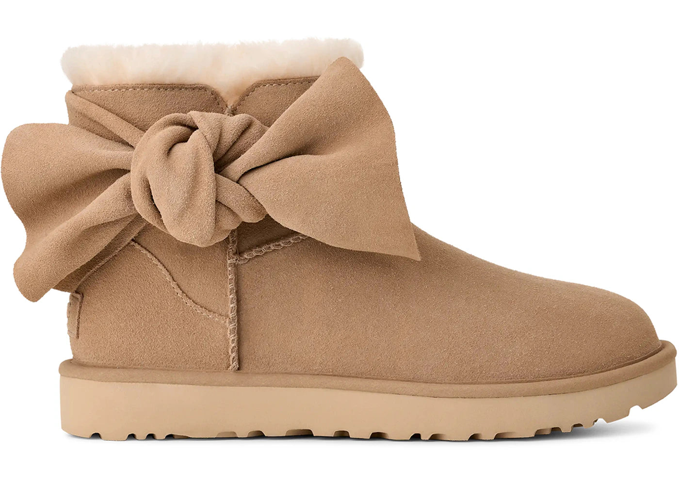 UGG Classic Mini Bow Boot Sand (Women's) - vue secondaire A