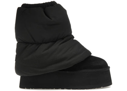 UGG Classic Mini Dipper Puffer Boot Black (Women's) - authentic UGG sneakers