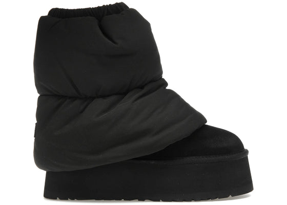 UGG Classic Mini Dipper Puffer Boot Black (Women's) sneakers - authentic UGG shoes