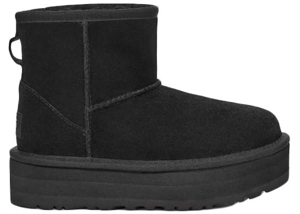 UGG Classic Mini Platform Boot Black (Kids) - vue secondaire A