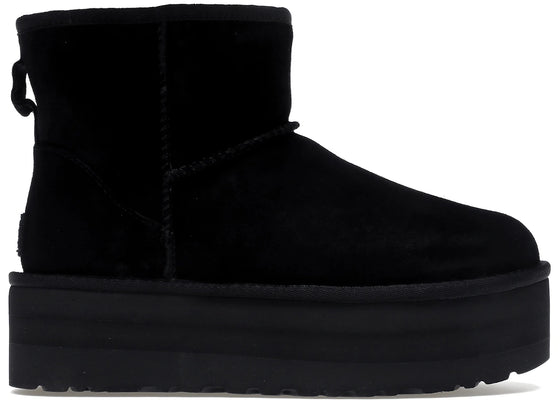 UGG Classic Mini Platform Boot Black (Women's) sneakers - authentic UGG shoes