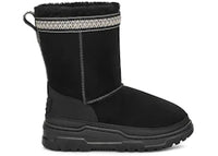 UGG Classic Short TrailGazer Boot Black (Kids)