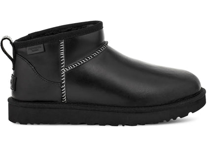 UGG Classic Ultra Mini LTHR Regen Boot Black (Women's) - sneakers view 2