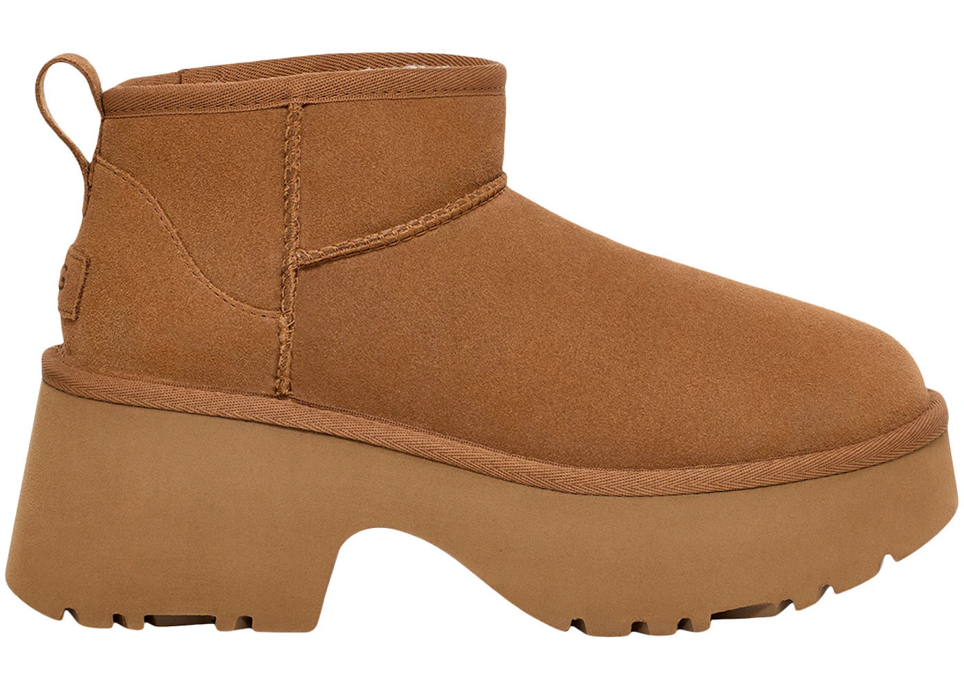 UGG Classic Ultra Mini New Heights Boot Chestnut (Women's) - vue 360