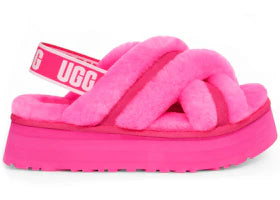 UGG Disco Cross Slide Taffy Pink (Women's) - vue 360