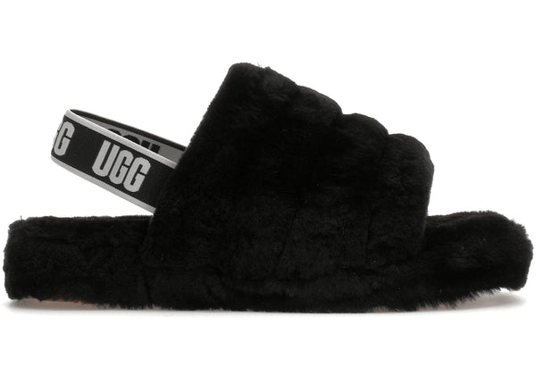 UGG Fluff Yeah Slide Black (Kids) sneakers - authentic UGG shoes