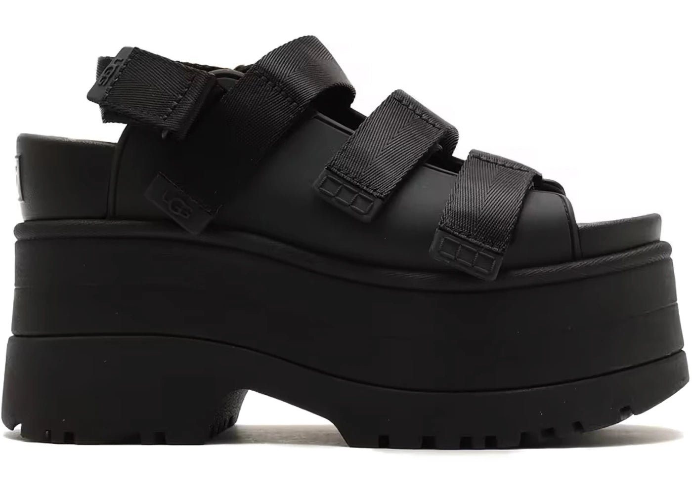 UGG GoldenRise Platform Sandals Black (Women's)