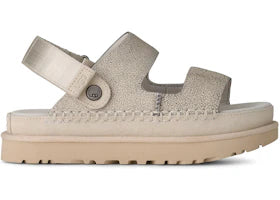 UGG Goldenstar Crackle Glide Sandal Crackle White (Women's)