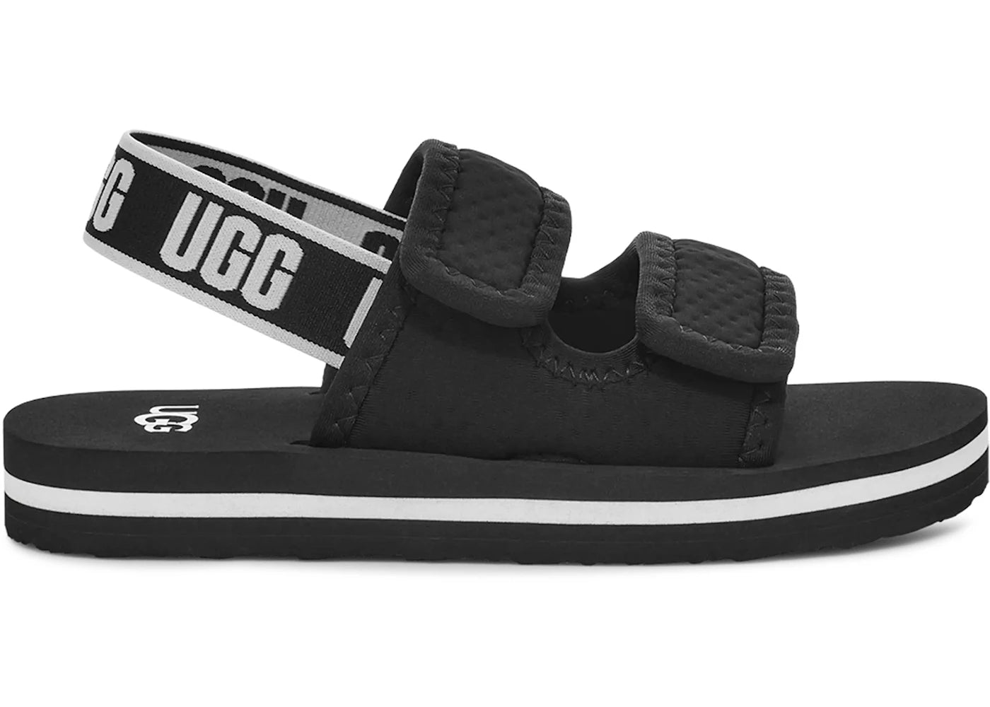 UGG Lennon Slingback Sandal Black (Kids) - vue secondaire A
