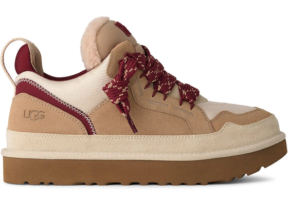 UGG Lowmel Driftwood Biking Red sneakers - authentic UGG shoes