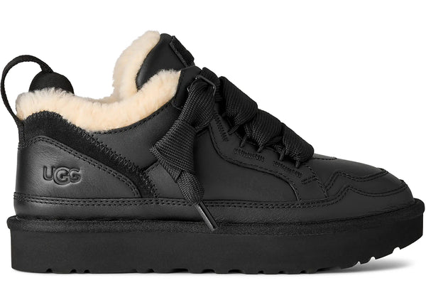 UGG Lowmel Leather Black (Women's) sneakers - authentic UGG shoes