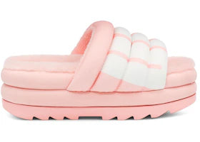 UGG Maxi Slide Logo Pink Scallop (Women's)