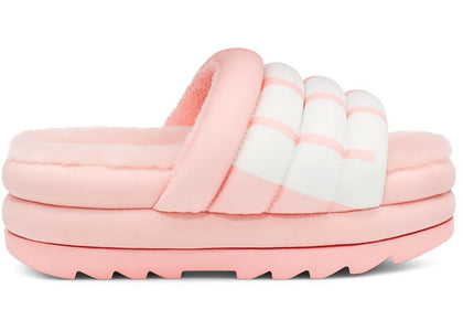UGG Maxi Slide Logo Pink Scallop (Women's) - sneakers view 2