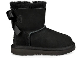 UGG Mini Bailey Bow II Boot Black (Toddler) - vue 360
