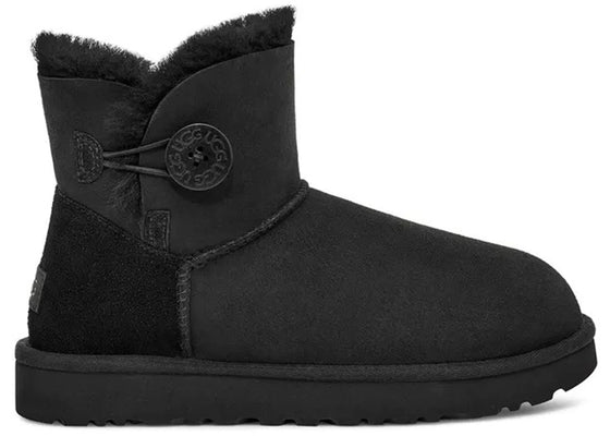 UGG Mini Bailey Button Boot Black (Women's) sneakers - authentic UGG shoes
