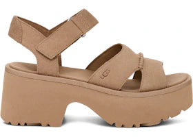 UGG New Heights Ankle Strap Sandal Mustard Seed (Women's)