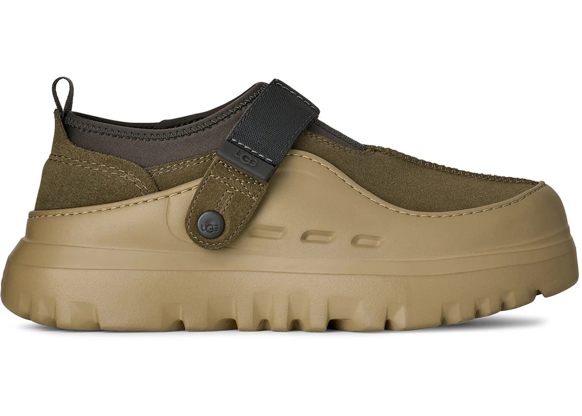 UGG PeakMod Lowcut Dark Olive Moss Green - vue 360