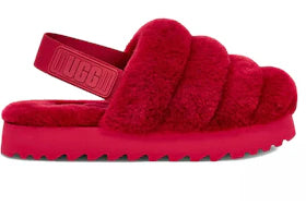 UGG Super Fluff Slipper Ribbon Red (Women's) - vue 360