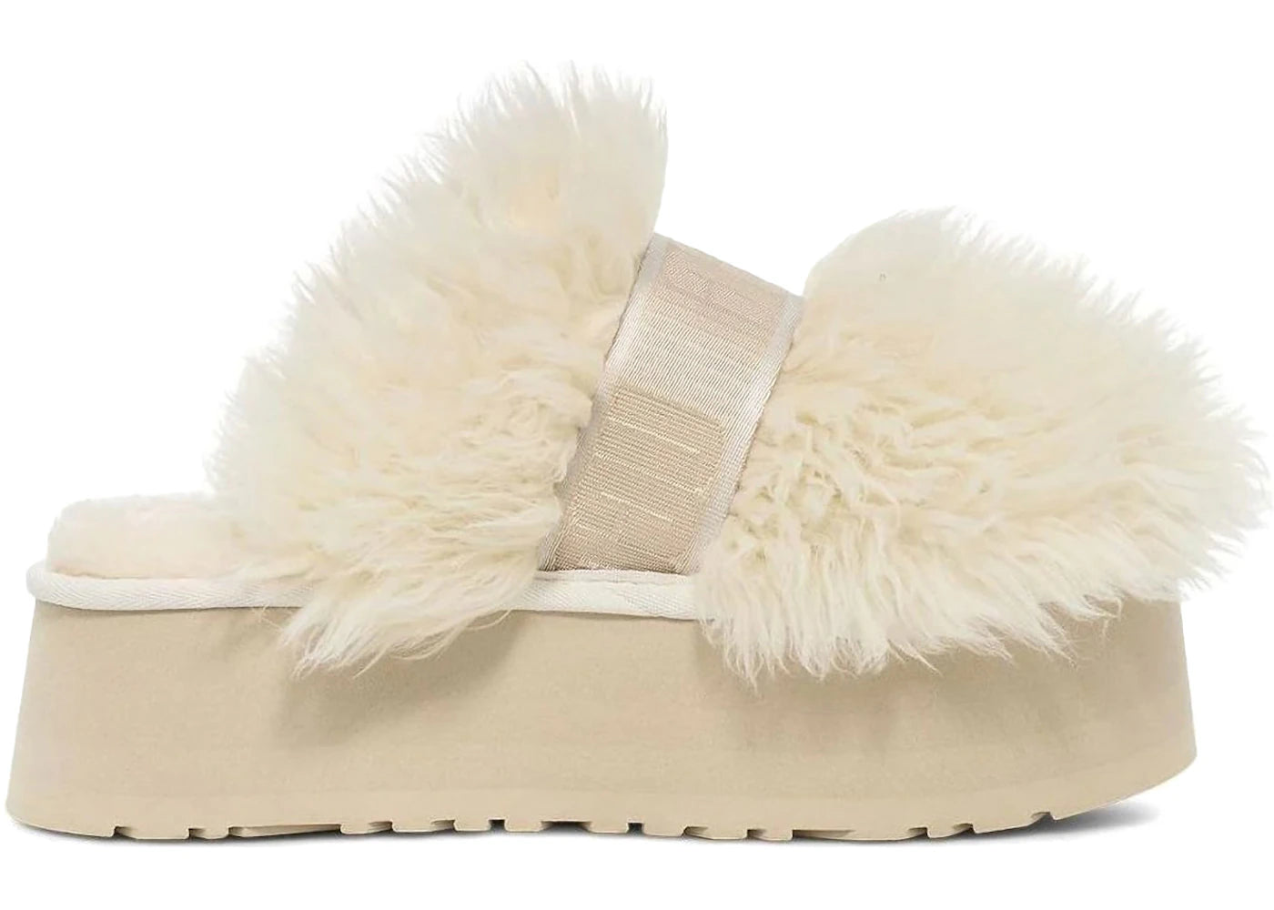 UGG Sustainable Fluff Momma Slide White (Women's) - vue 360