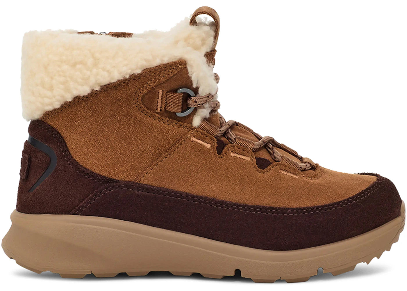 UGG TerreTrail Cozy Lace Boot Chestnut (Kids) - vue secondaire A