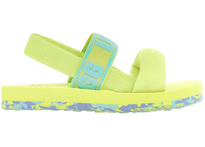 UGG Zuma Sling Slide Pollen Paint Swirl (Kids) - sneakers view 2