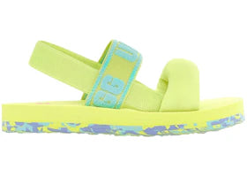 UGG Zuma Sling Slide Pollen Paint Swirl (Kids) - vue 360