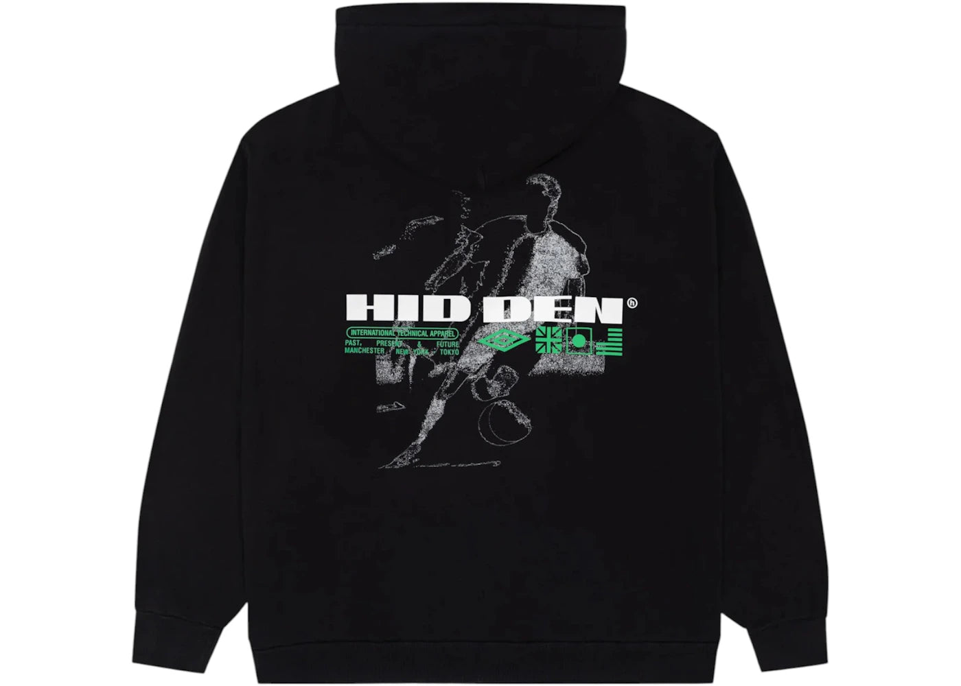 Umbro x Hidden NY Striker Hoodie Black - vue secondaire A