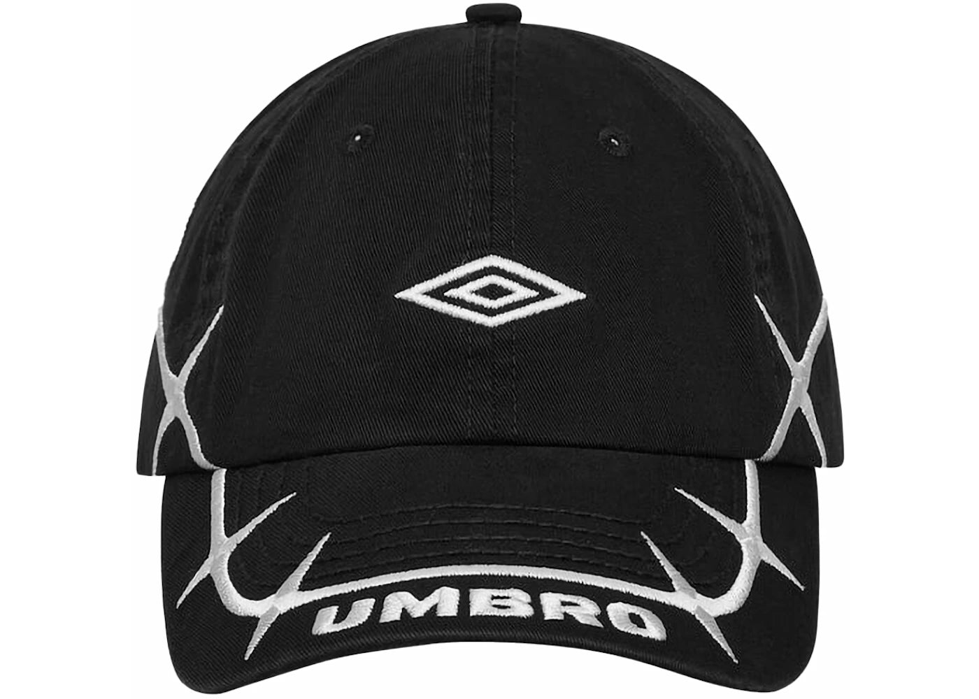 Umbro x Slam Jam Spines Cap Washed Black - vue secondaire A