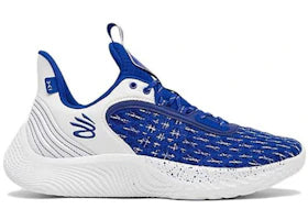 Under Armour Curry Flow 9 Team Royal White - vue 360