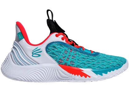 Under Armour Curry Flow 9 White Neptune - authentic Under Armour sneakers