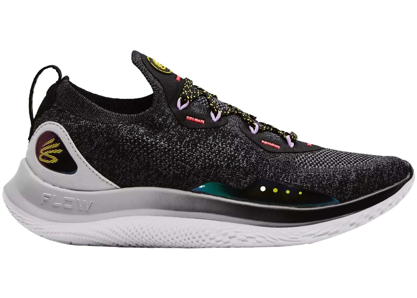 Under Armour Curry Flow Go Black Grey - vue secondaire A