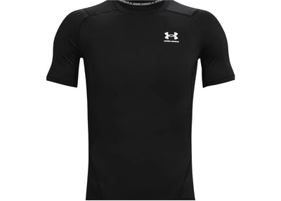Under Armour Heatgear Compression Short Sleeve T-shirt Black/White