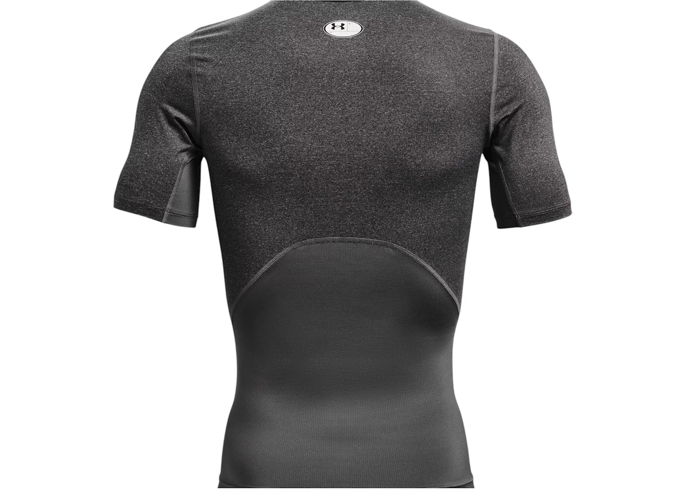 Under Armour Heatgear Compression Short Sleeve T-shirt Carbon Heather/Black - vue secondaire B